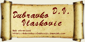 Dubravko Vlašković vizit kartica